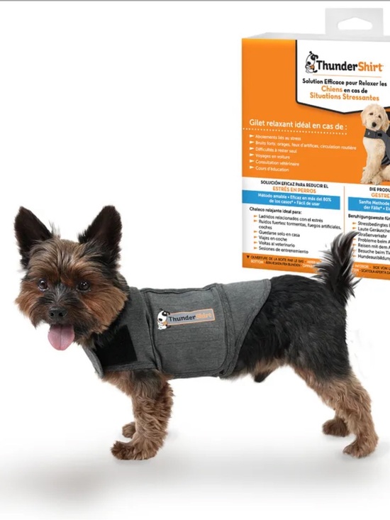 Thundershirt Other - Thundershirt Stress Relief Jacket for Dogs Heather Charcoal Gray Size X-Small